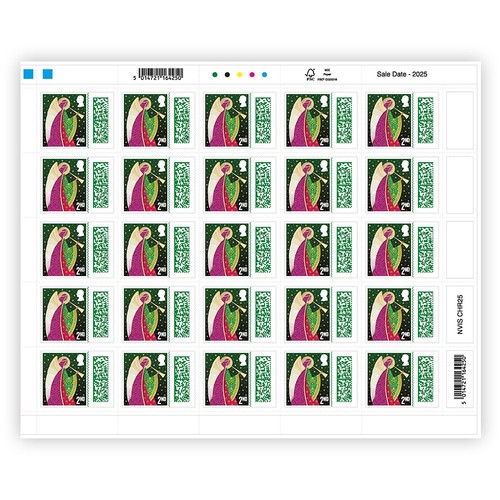 Christmas stamps 2025 2nd - christmas,