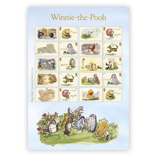Winnie the pooh stamps - winnie,