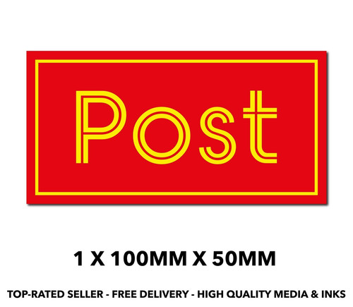 Sticker post royal mail - royal, letter