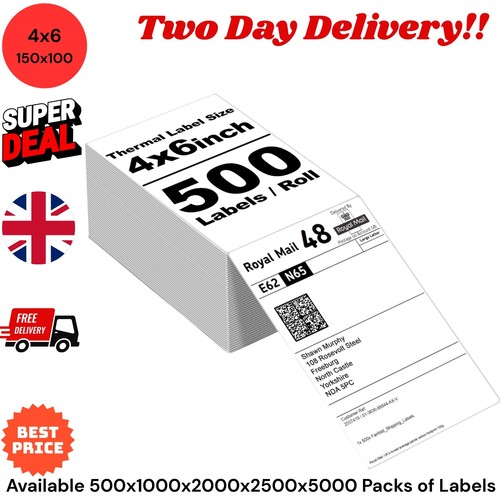 Direct thermal shipping labels - thermal,