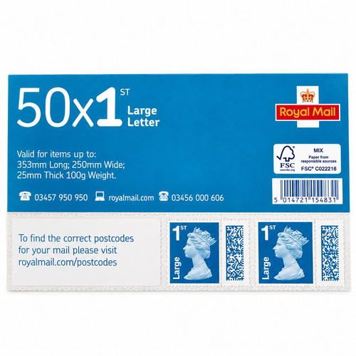Royal mail 1st class large - royal,