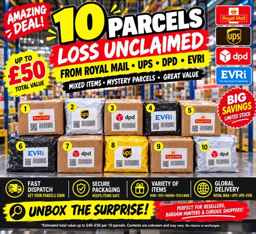 Unclaimed mystery parcels - unclaimed,