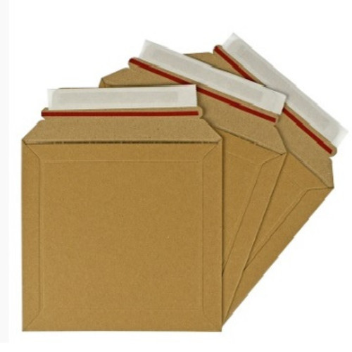 Cardboard envelopes 7x7 rigid - cardboard, 7x7"