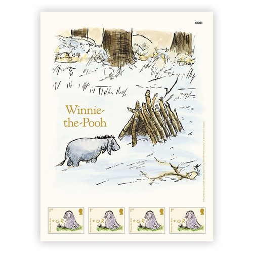 Winnie the pooh stamps eyore - the,